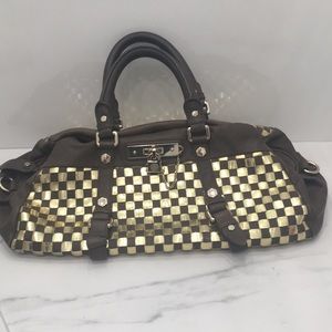 Marc by Marc Jacobs grey and silver leather tote